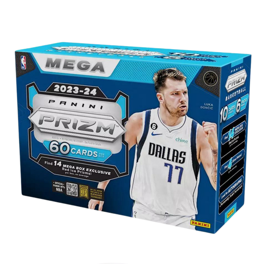 2023-24 Panini NBA Prizm Football Trading Card Mega Box