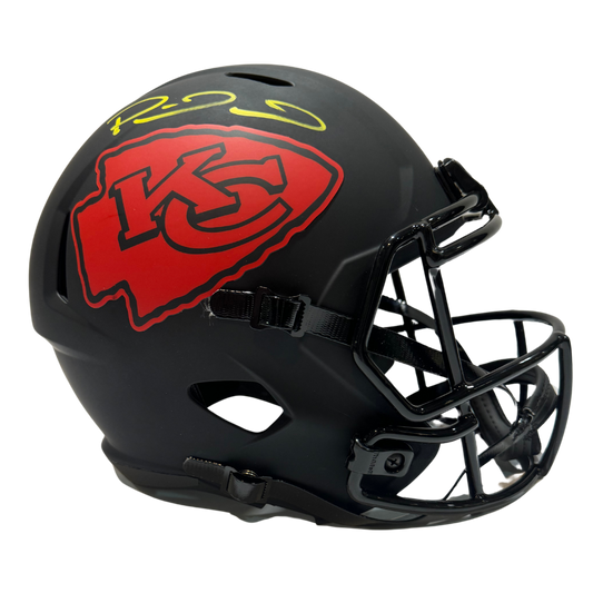 Patrick Mahomes Kansas City Chiefs Autographed Full Size Eclipse Speed Replica Helmet - Beckett COA