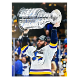 Patrick Maroon St Louis Blues Autographed Cup Celebration 16x20 Photo - Fan Cave COA