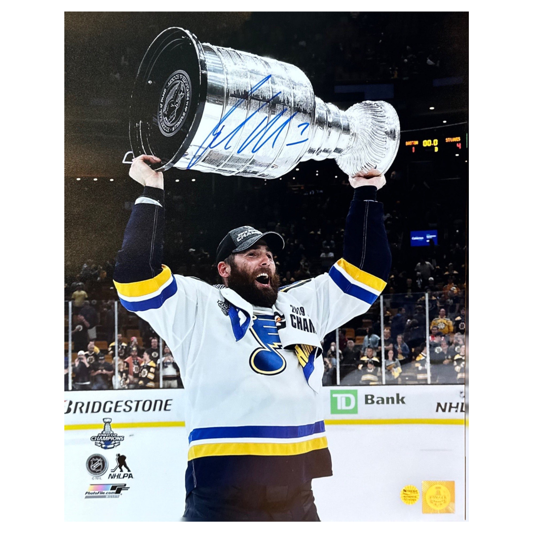 Patrick Maroon St Louis Blues Autographed Stanley Cup 16x20 Photo - Fan Cave COA