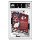 Patrick Mahomes Arena Club 8.5 2024 Panini Spectra Neon Orange Die Cut #d/ 15 Card #1