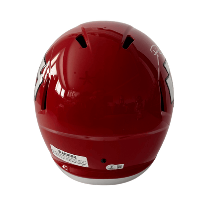Patrick Mahomes Kansas City Chiefs Autographed Full Size Speed Replica Helmet - Beckett COA