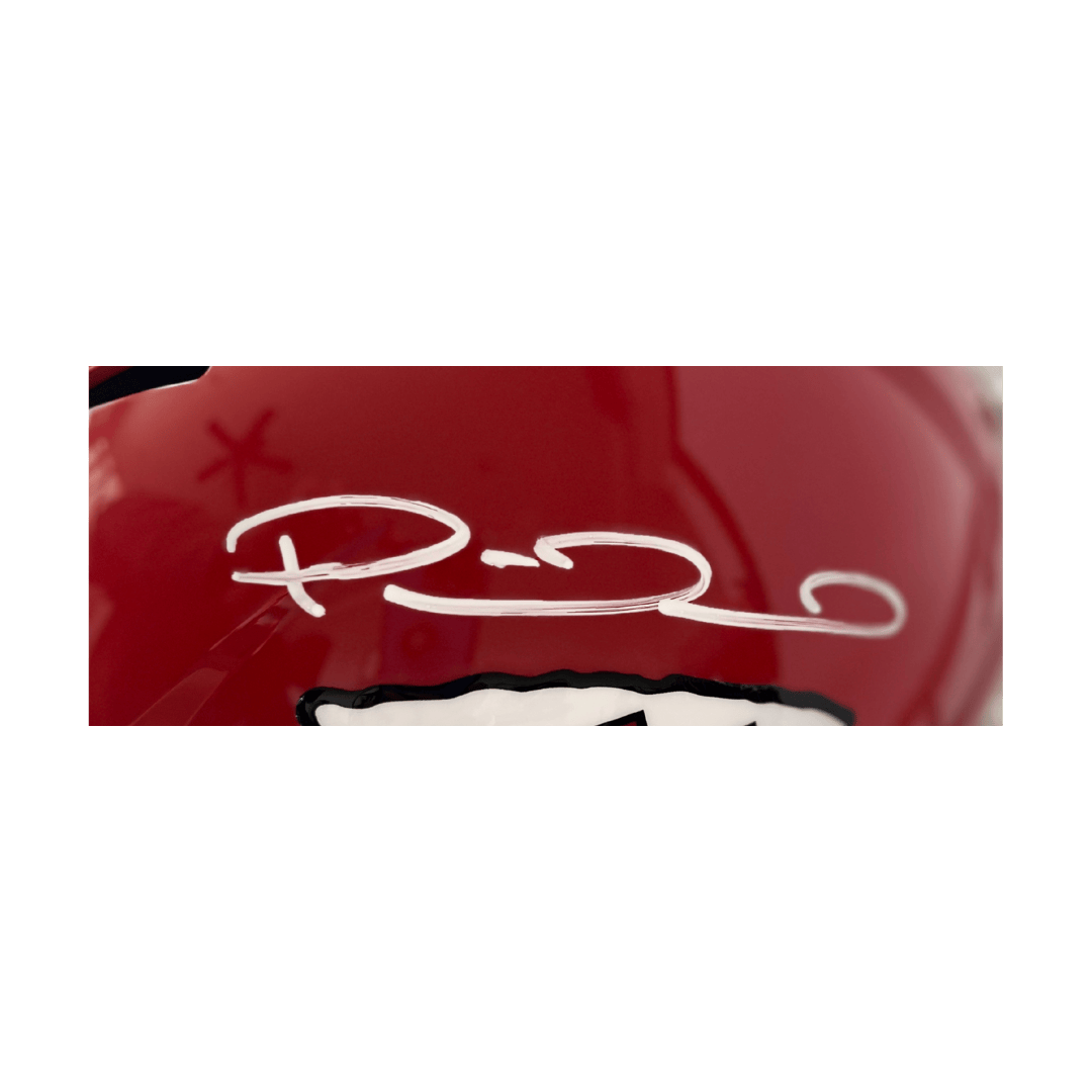 Patrick Mahomes Kansas City Chiefs Autographed Full Size Speed Replica Helmet - Beckett COA
