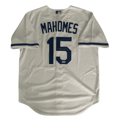 Patrick Mahomes Kansas City Royals Autographed Nike Jersey - Beckett COA