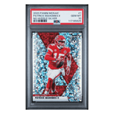 Patrick Mahomes PSA 10 2020 Panini Mosaic No Huddle Silver Card #1