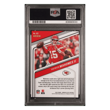 Patrick Mahomes PSA 9 2023 Panini Donruss Elite Blue #d/ 99 Card #83