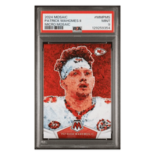 Patrick Mahomes PSA 9 2024 Panini Mosaic Micro Mosaic Case Hit Card #MMPMS