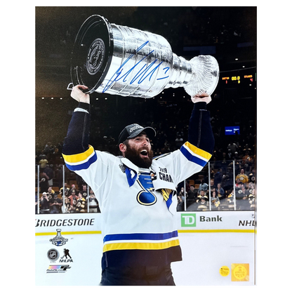 Patrick Maroon St Louis Blues Autographed Stanley Cup 16x20 Photo - Fan Cave COA