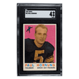 Paul Hornung SGC 4 1959 Topps Card #82