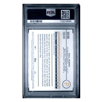 Paul Skenes PSA 8 2024 Topps Update Companion Cards Rookie RC Card #US100