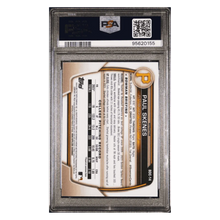 Paul Skenes PSA 9 2023 Topps Bowman Draft Chrome Refractor Card #BDC14