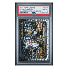 Paul Skenes & Yasmani Grandal PSA 10 2024 Topps Update Silver Crackle Foil Board Card #US160