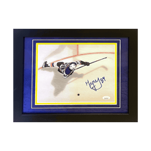 Pavel Buchnevich St Louis Blues Autographed Framed 8x10 Overhead Photo- JSA COA