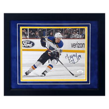 Pavel Buchnevich St Louis Blues Autographed Framed 8x10 Photo - JSA COA