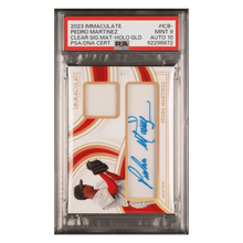 Pedro Martinez PSA 9 2023 Panini Immaculate Collection Clear Signature Materials Card #ICB-PM