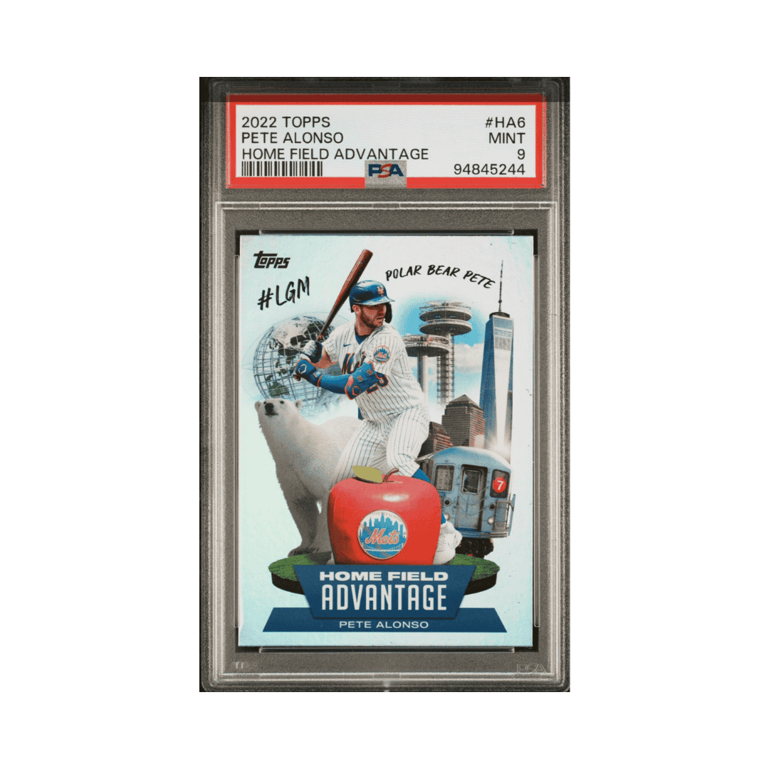 Pete Alonso PSA 9 2022 Topps Home Field Advantage Card #HA6