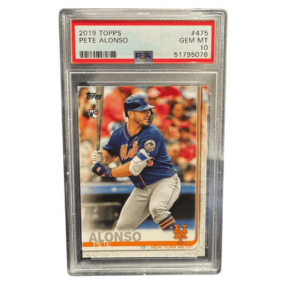 Pete Alonso PSA 10 2019 Topps Rookie RC Card #475