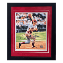 Pete Rose Cincinnati Reds Autographed Framed 8x10 - Pete Rose COA