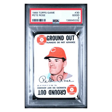 Pete Rose PSA 2 1968 Topps Game Card #30
