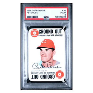 Pete Rose PSA 2 1968 Topps Game Card #30