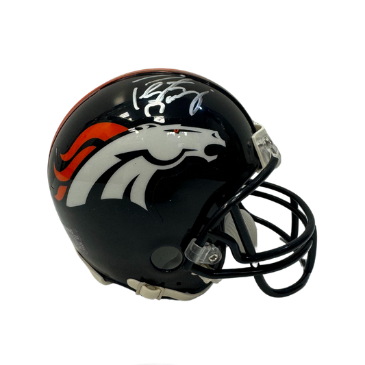 Peyton Manning Denver Broncos Autographed Mini Speed Helmet - Fanatics COA