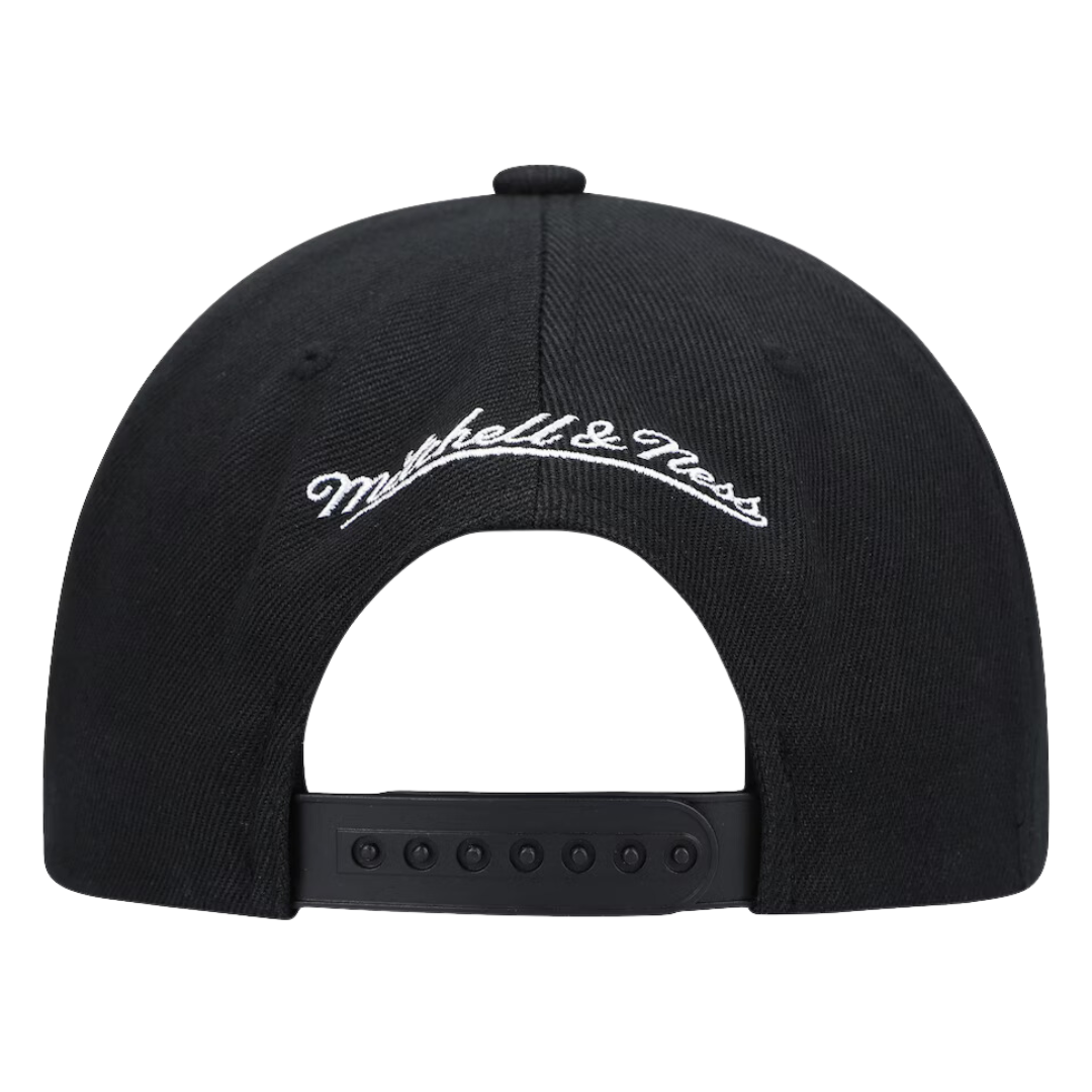 Philadelphia 76ers Mitchell and Ness Core HWC Black Snapback Hat