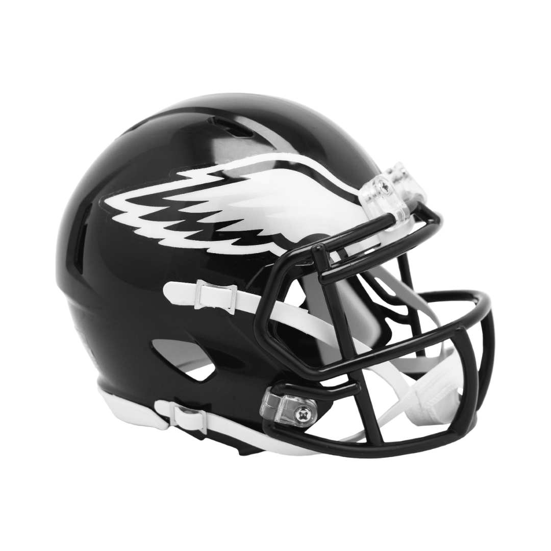 Philadelphia Eagles 2022 Alternate On Field Speed Riddell Mini Football Helmet