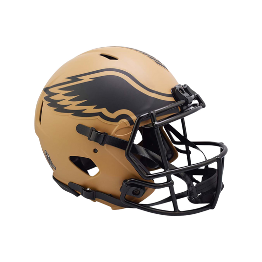 Philadelphia Eagles 2023 Salute to Service Speed Riddell Mini Football Helmet