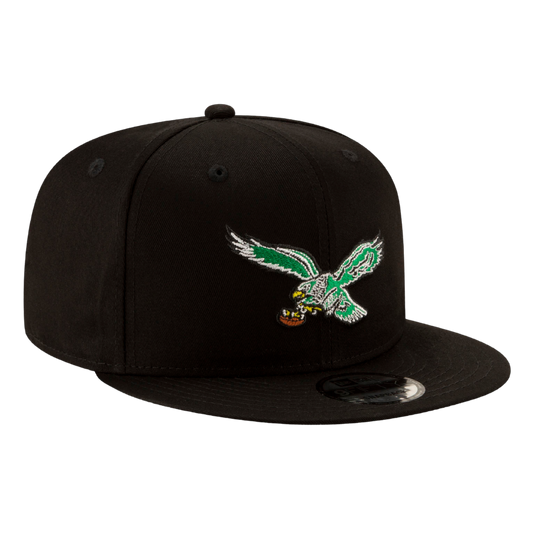 Philadelphia Eagles Basic Black 9FIFTY Snapback Hat