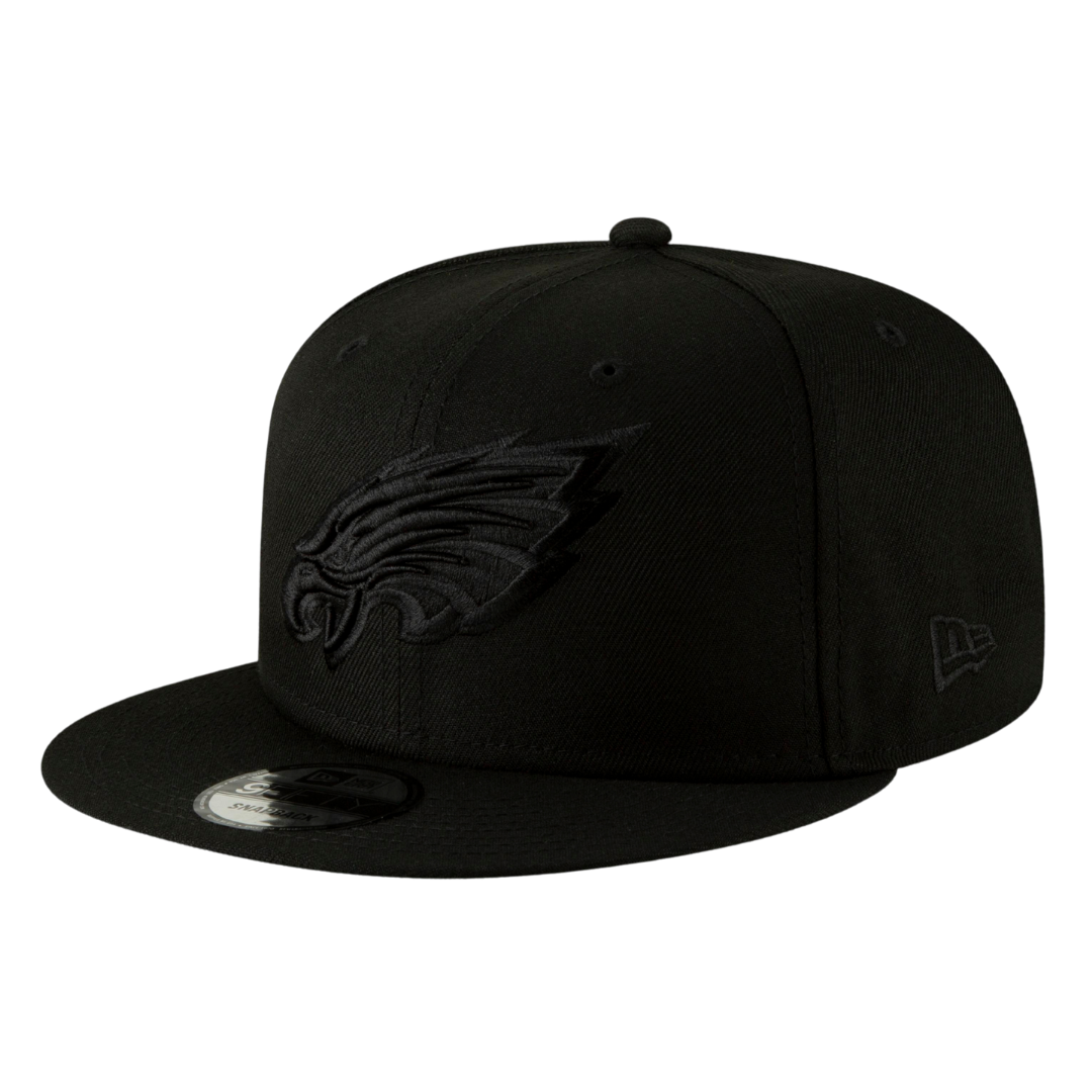 Philadelphia Eagles Black on Black New Era 9FIFTY Adjustable Snapback Hat