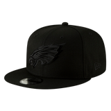 Philadelphia Eagles Black on Black New Era 9FIFTY Adjustable Snapback Hat
