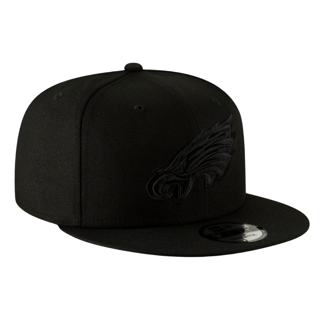 Philadelphia Eagles Black on Black 9FIFTY Snapback Hat