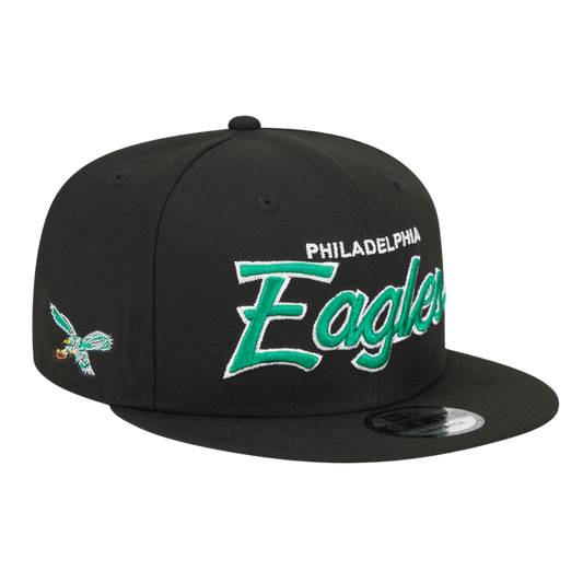 Philadelphia Eagles Evergreen Script 9FIFTY Snapback Hat