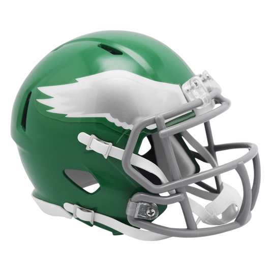 Philadelphia Eagles Kelly Green Alternate On Field Speed Riddell Mini Football Helmet