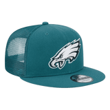Philadelphia Eagles Trucker Meshback New Era Green 9FIFTY Adjustable Snapback Hat