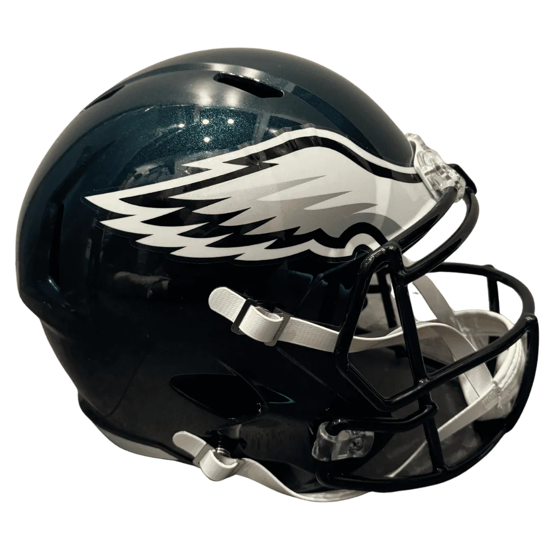 Philadelphia Eagles Kelly Green Speed Riddell Full Size Replica Football Helmet