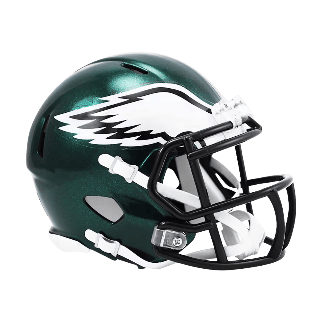 Philadelphia Eagles Super Bowl LIX Speed Riddell Mini Football Helmet
