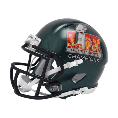 Philadelphia Eagles Super Bowl LIX Speed Riddell Mini Football Helmet
