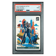 Josh Allen PSA 9 2024 Panini Donruss Optic Downtown! Card #2