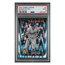 Shohei Ohtani PSA 9 2024 Topps Chrome Raywave Card #1