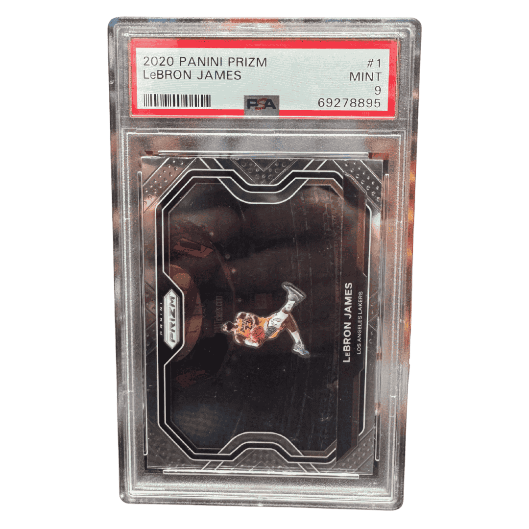 LeBron James PSA 9 2020 Panini Donruss Prizm Card #1