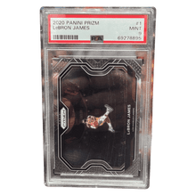 LeBron James PSA 9 2020 Panini Donruss Prizm Card #1