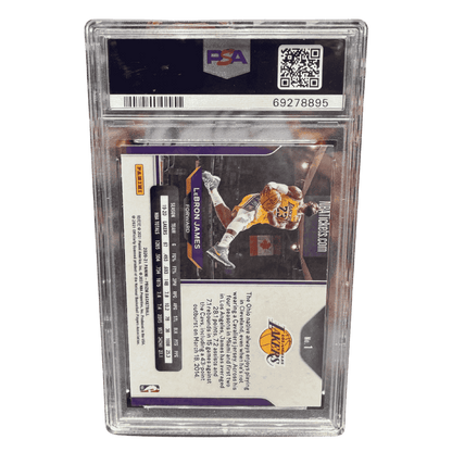 LeBron James PSA 9 2020 Panini Donruss Prizm Card #1
