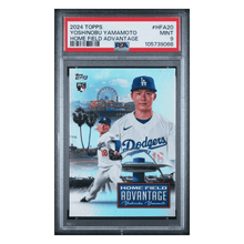 Yoshinobu Yamamoto PSA 9 2024 Topps Home Field Advantage Rookie RC Card #HFA20
