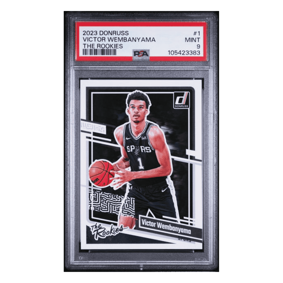 Victor Wembanyama PSA 9 2023 Panini Donruss The Rookies Card #1