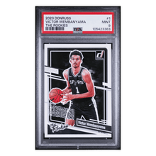 Victor Wembanyama PSA 9 2023 Panini Donruss The Rookies Card #1