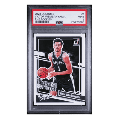 Victor Wembanyama PSA 9 2023 Panini Donruss The Rookies Card #1