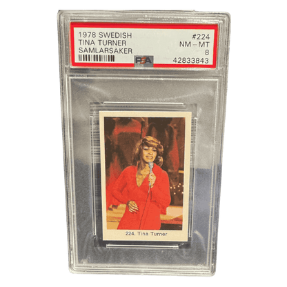 Tina Turner PSA 8 1978 Swedish Samlarsaker Card #224