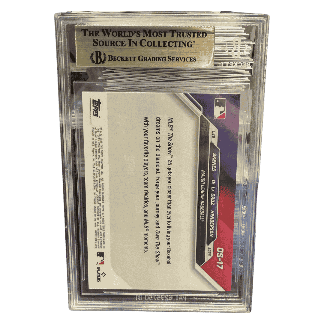 Paul Skenes Elly De La Cruz Gunnar Henderson BGS 10 2024 Topps Now Offseason Card #OS17