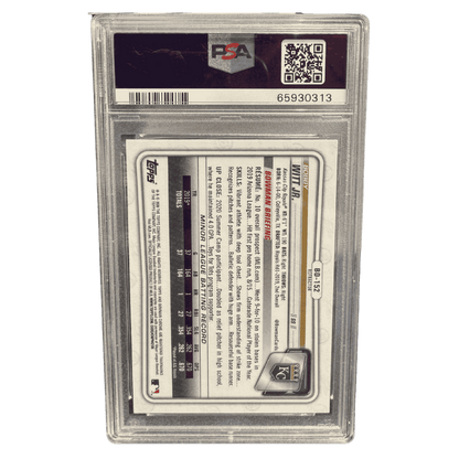 Bobby Witt Jr PSA 10 2020 Topps Bowman Draft Chrome Refractor Card #BD152